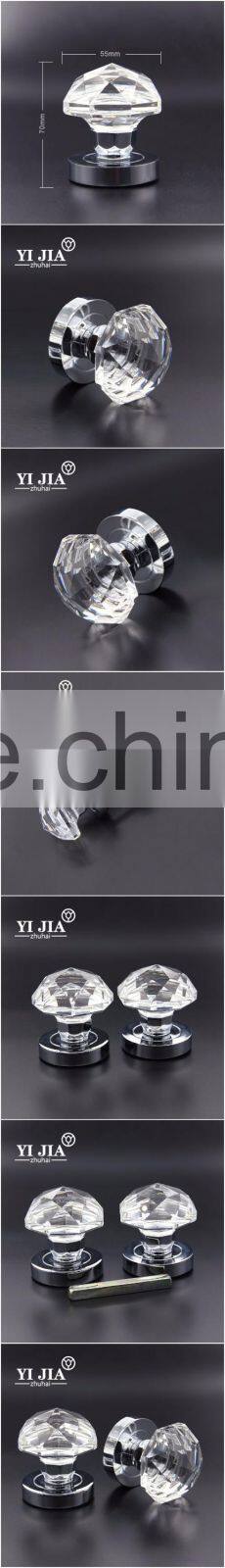 clear diamond bedroom furniture crystal door lock handles