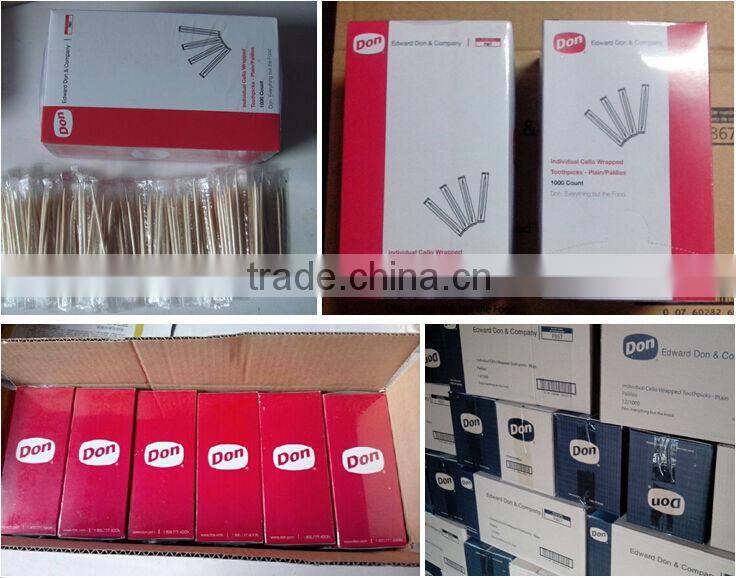 2016 Hot sales one points bulk wooden toothpicks / two points bulk wooden toothpicks