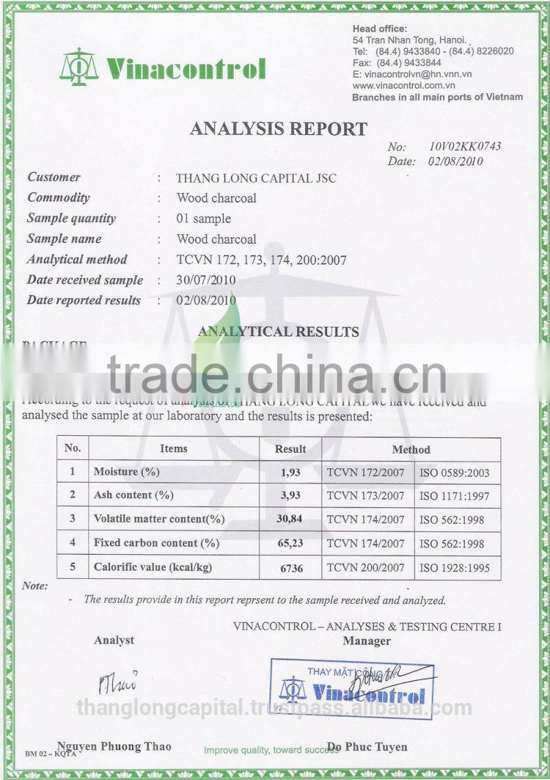 Odorless Smokeless Barbecue charcoal