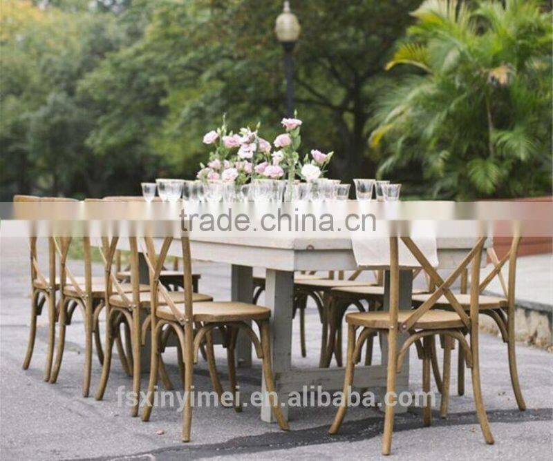 New coming colorful cross back plastic X back chair,metal cross chair