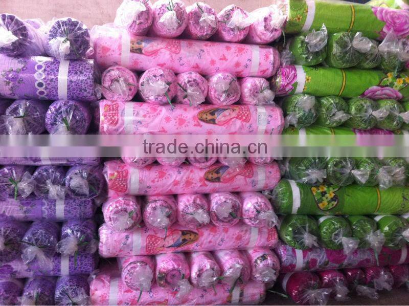 100 % polyester fabric home textile fabric for bedsheet inroll for home textile fabric