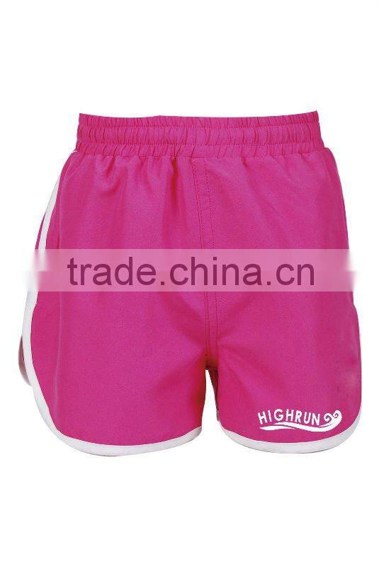 (New arrival) Mens Black Colour Polyester Beach Shorts