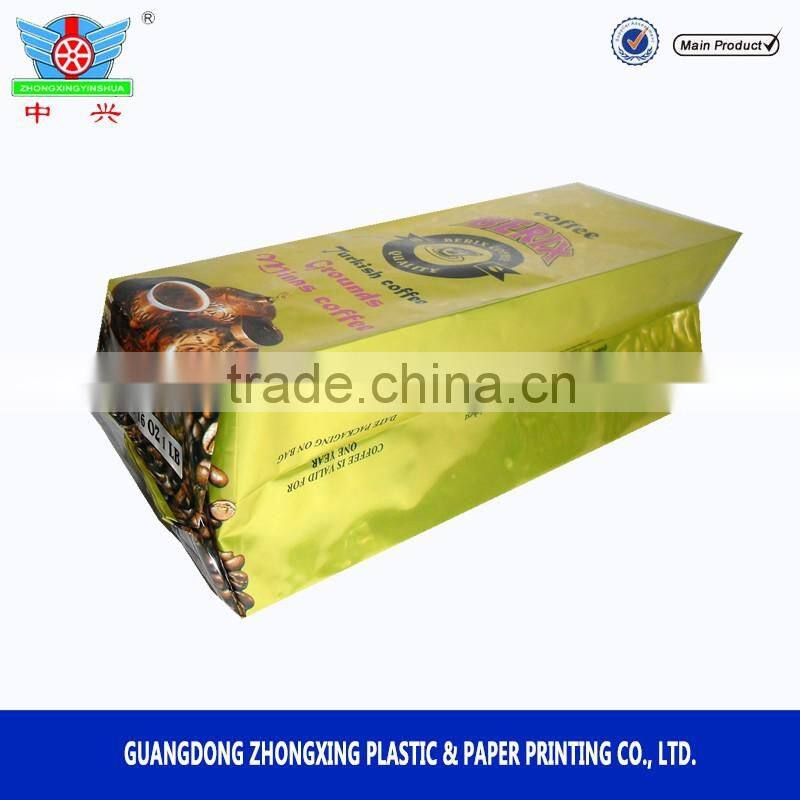 aluminum foil Convenient Storage Plastic Packaging Perforated Coffee Bag