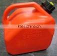 empty plastic petrol jerry cans