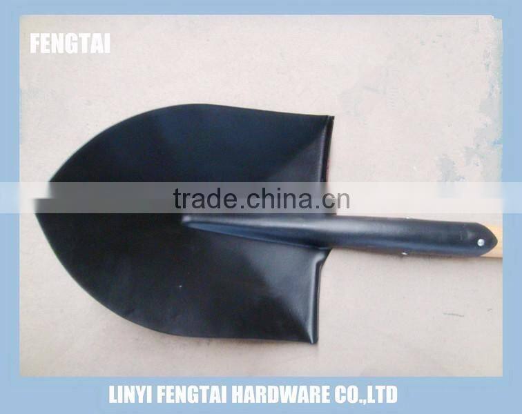 Farm Tool S518 Round Long Wooden Handle Shovel