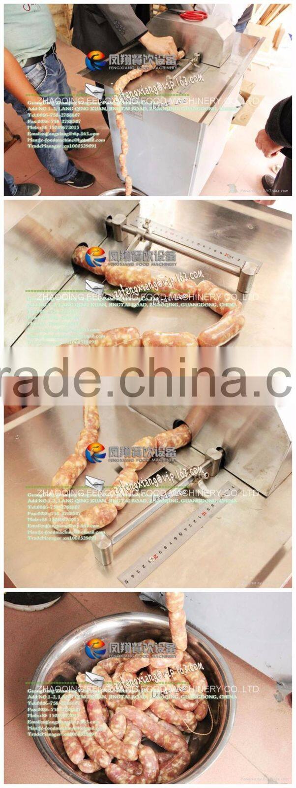 Semi-Automatic Sausage Knotting Linker Strapping Machine
