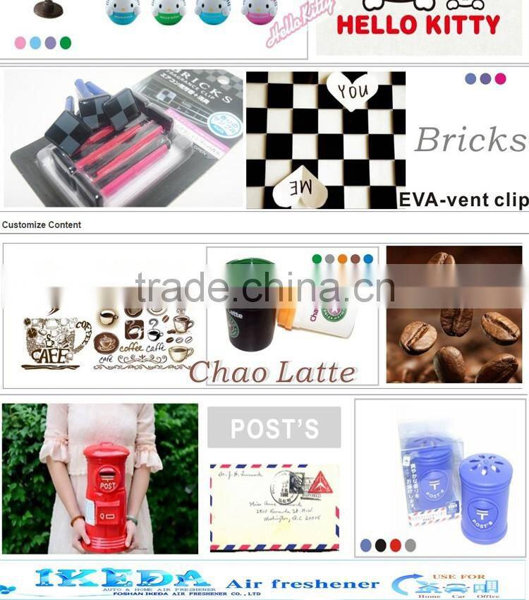 Long lasting good smell scents wholesale gel air freshener for car