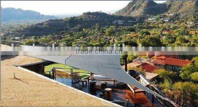 Triangle UV resistant shade sail (hot sell)