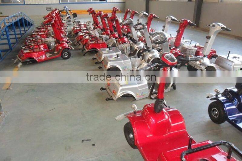 best gift for elderly mother and father go out/travel/shopping/walking mobility scooter come from China