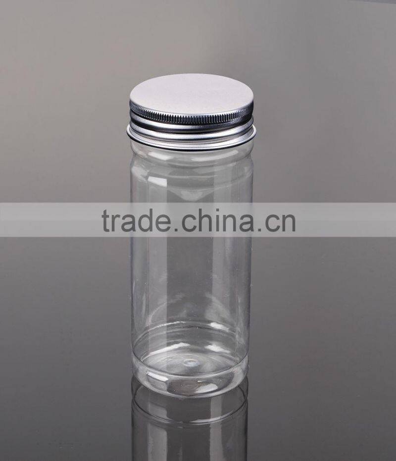 350ml cylindrical straight scented tea honey plastic bottles for food