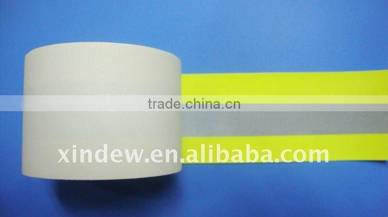 Flame retardant reflective tape