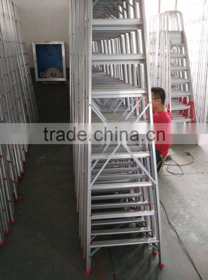 4-10 steps household ladder step ladder aluminum ladder EN131