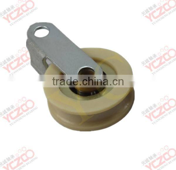 Nylon sliding door window roller with wheel bearings
