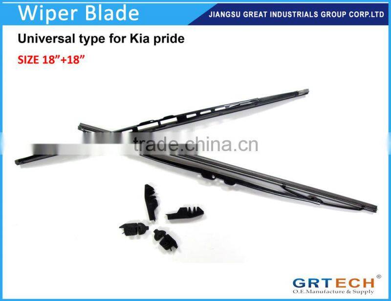 18''+18'' wiper blade rubbers for Pride