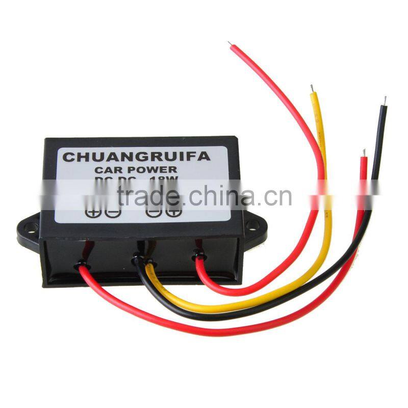 Best Quality Waterproof Stable performance Auto recovery Power Converter 24V Step Down to 12V 1.5A 18W Power Supply Module
