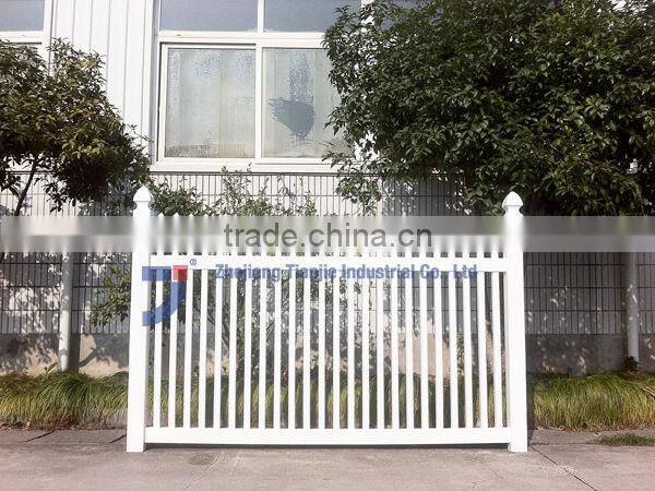 Cheap PVC Fence Plastic Garden Fence Panels
