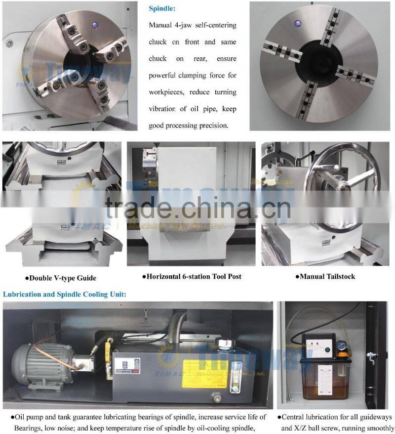 CNC Pipe Threading Lathe Machine