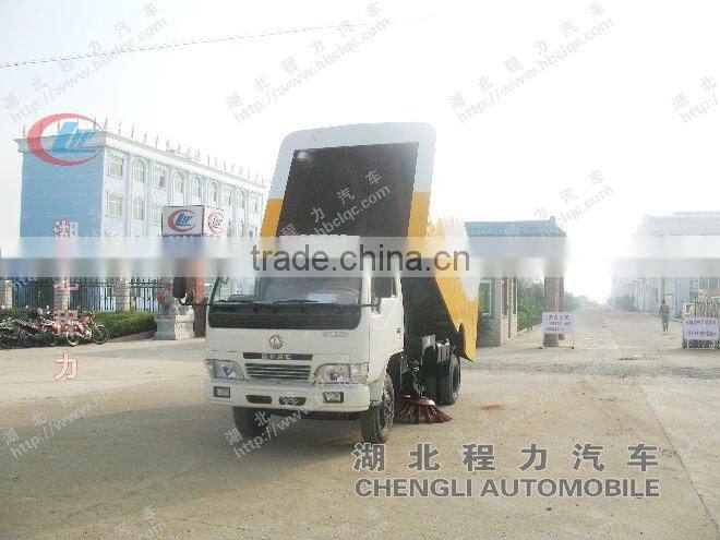 Dongfeng 100hps broom sweepers truck for sale