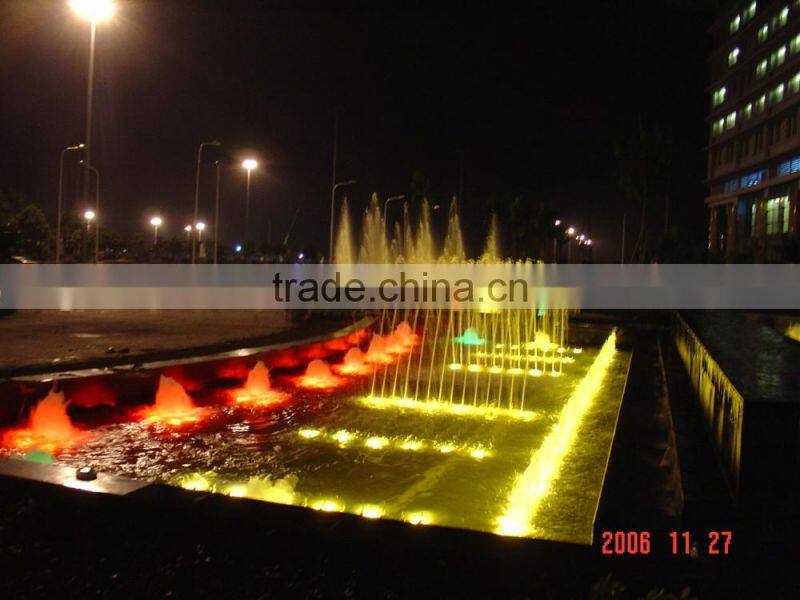 RGB Outdoor water fountain