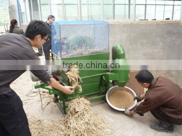 Not breaking straw wheat thresher