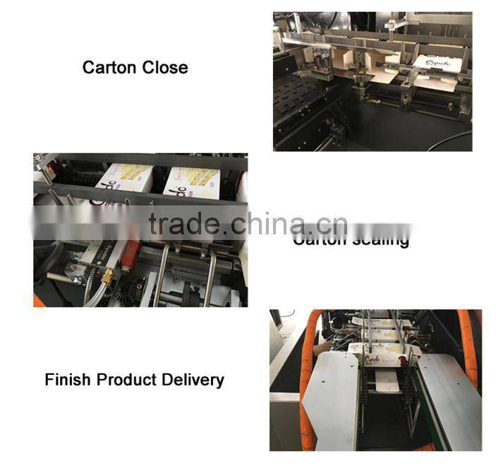 HKZ-200B Food industry Automatic Box carton Packing making machine with mass production