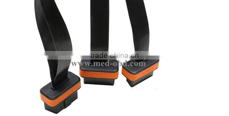 Flat OBD2 Spitter Y cable 16pins female to 2 pieces 16pin male
