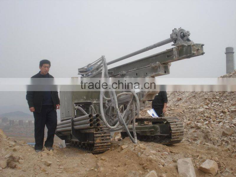G150YF high air pressure cwawler drilling rig for mine exploration