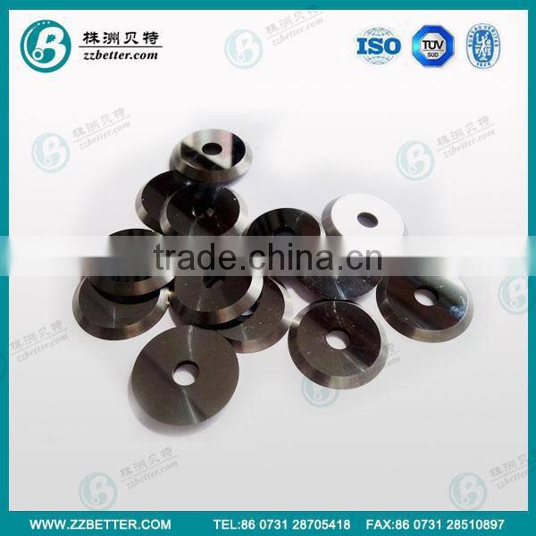 ISO K10 standard ceramic carbide disc cutter/cermet round cutter