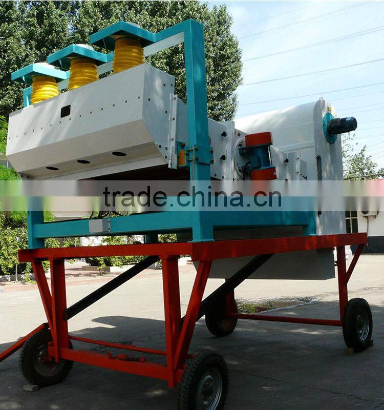 Movable complete sets of grain cleaning machine for yellow corn in Argentina