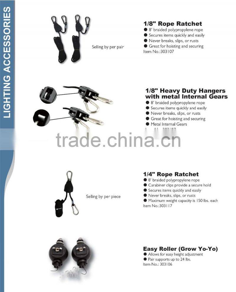 SINOWELL Factory Direct Supply Wholesale Price Hydroponics Grow Light Rope Hanger
