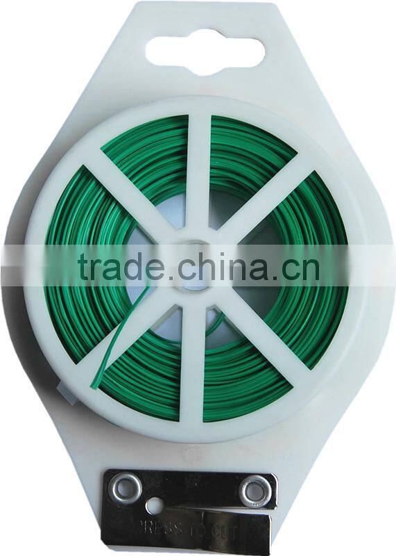 magic twist tie/ pvc binding wire pvc coated tie wire