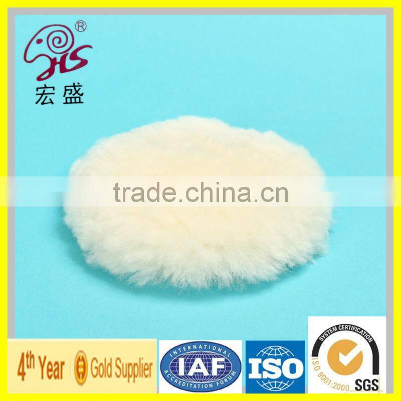 hongsheng product 100% Australian wool nylon tape Backing Diamond Polishing Pads china factory