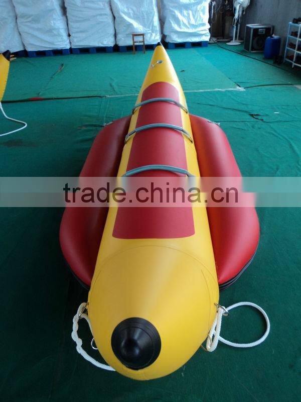 PVC material inflatable banana boat