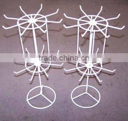 2-tier fashionable countertop metal jewelry display rack