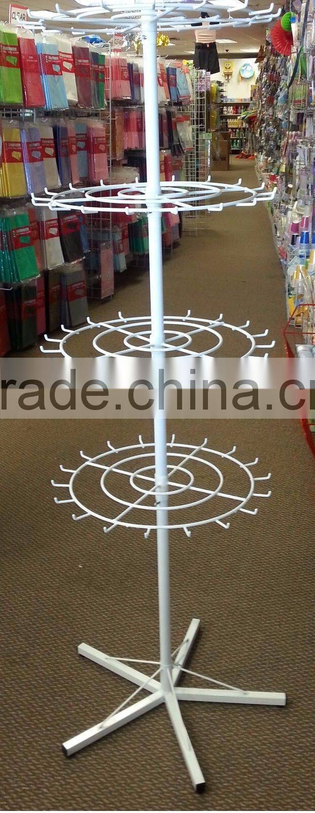 2-tier fashionable countertop metal jewelry display rack