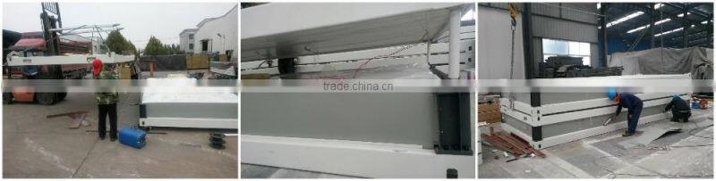 Easy movable flat pack storage container