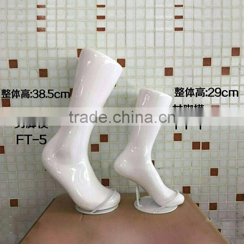 Useful Female Foot Sock Sox Display Mold Short Stocking Mannequin White