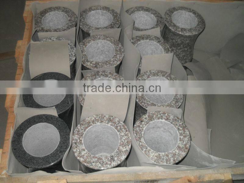 Cheap Granite Flower Vases For Graves
