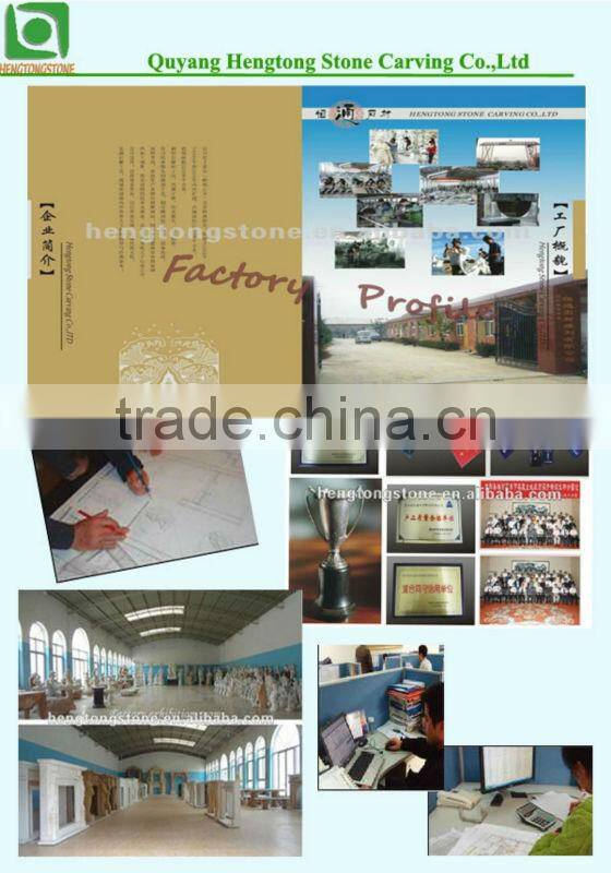 Marble Outdoor Lamp Statue