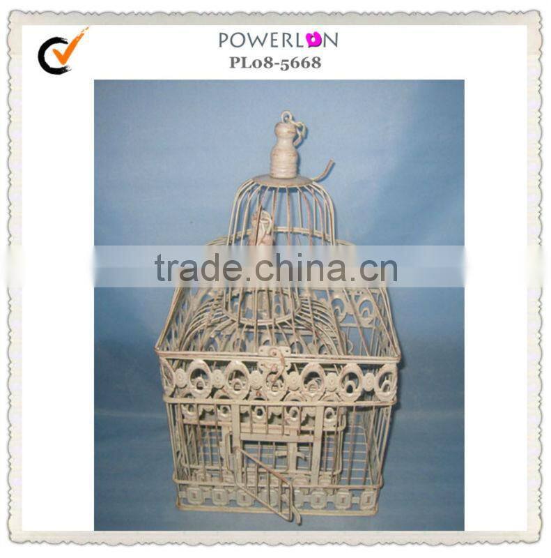 Powerlon New Design Decoration Antique Matal Bird Cage