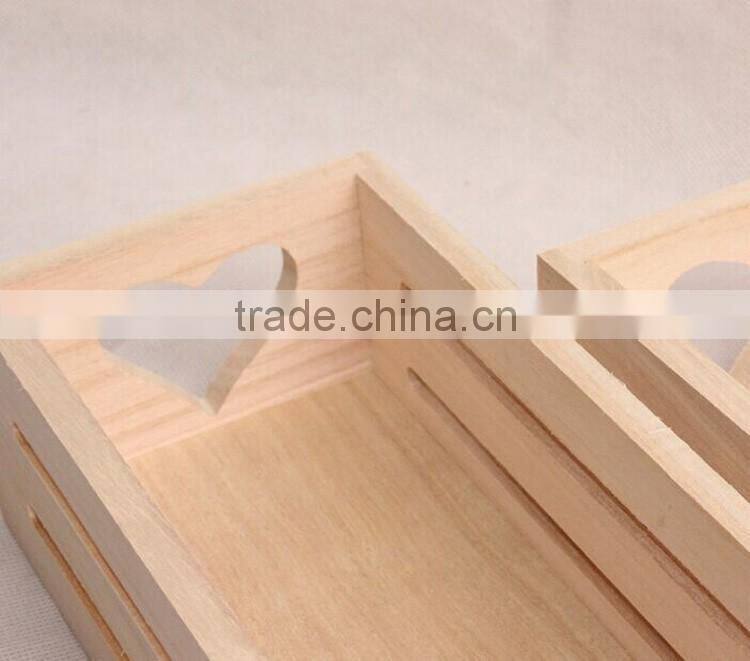 decorative small shabby chic garden wooden fruit boxes vegetable apple crate