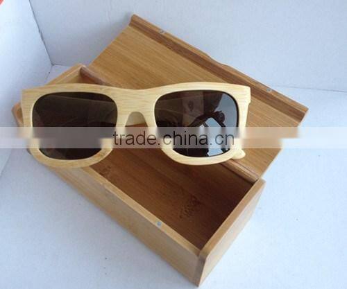 High quality hot wooden sunglasses bamboo sunglasses with box
