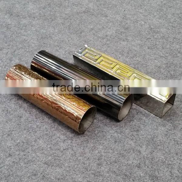 304 Mirror Gold Colored Stainless Steel Pipe and Tube