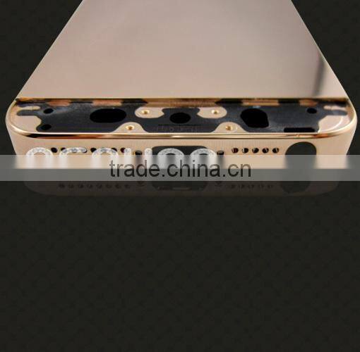 For iphone 5s 24ct. rose gold edition luxury back phone housing case,phones housing