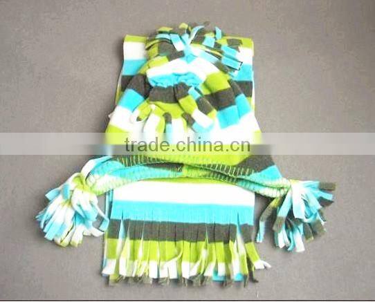 Stock kid's gloves scarf and hat set