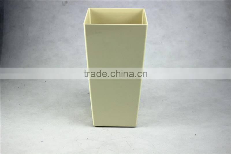 Home garden decorative brown square type pots vases planters HP P02 04