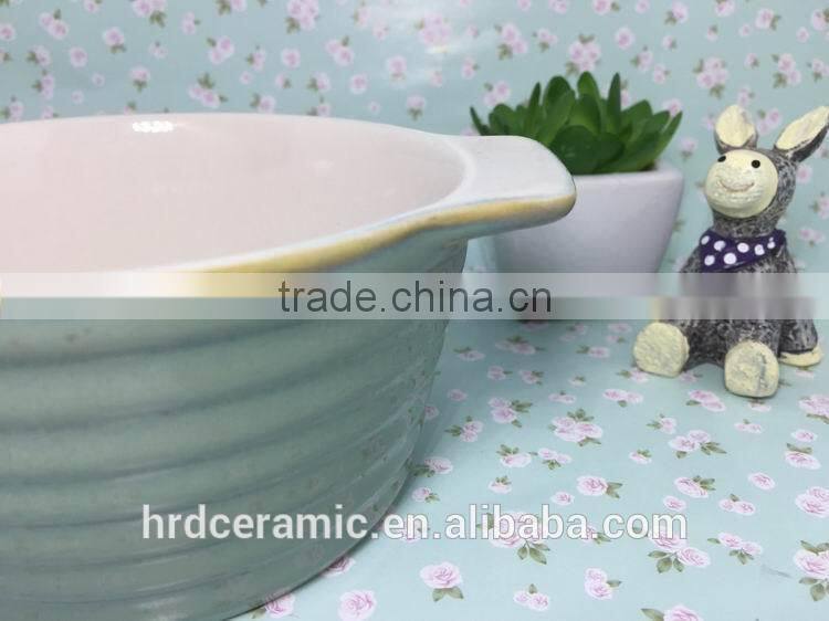 Bakeware ceramic soup bowl for microwave oven