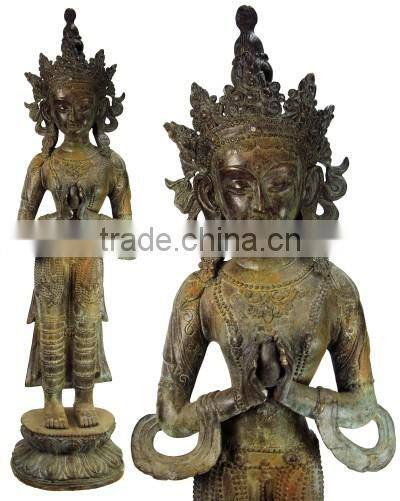 Antiques and Bronze buddha Statues
