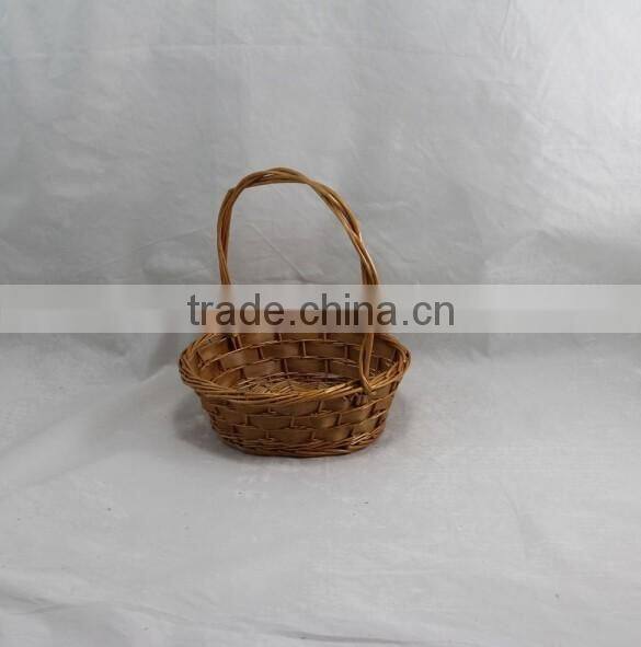 hot sell cheap hand weave rattan flower basket / fruit basekt decoration / wicker storage basket