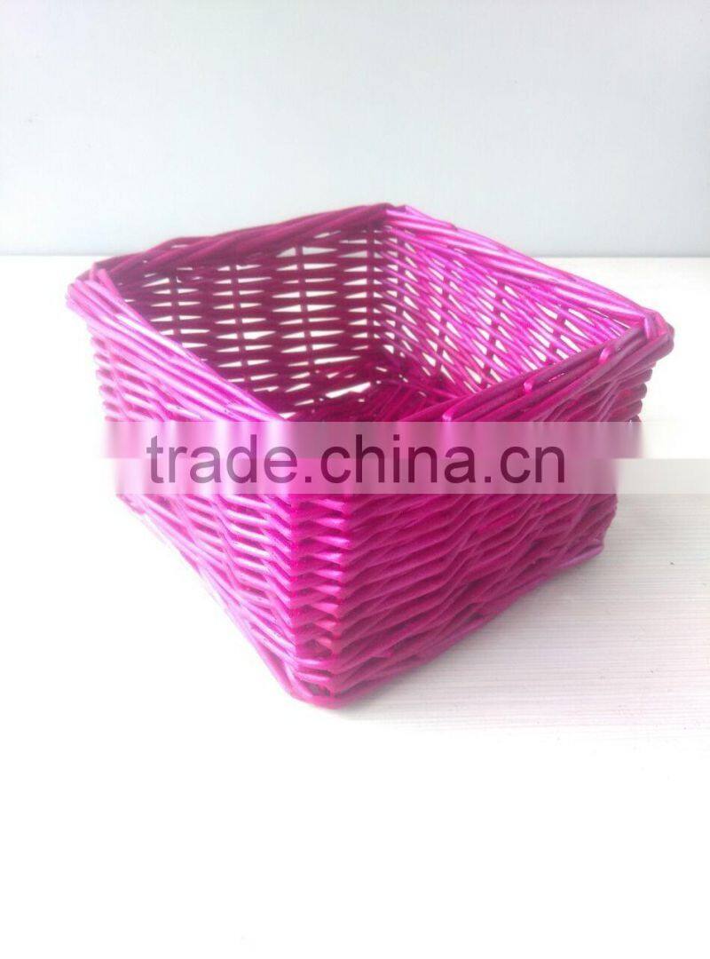 Willow Type and storage Basket Product Type Small Wicker basket for towel